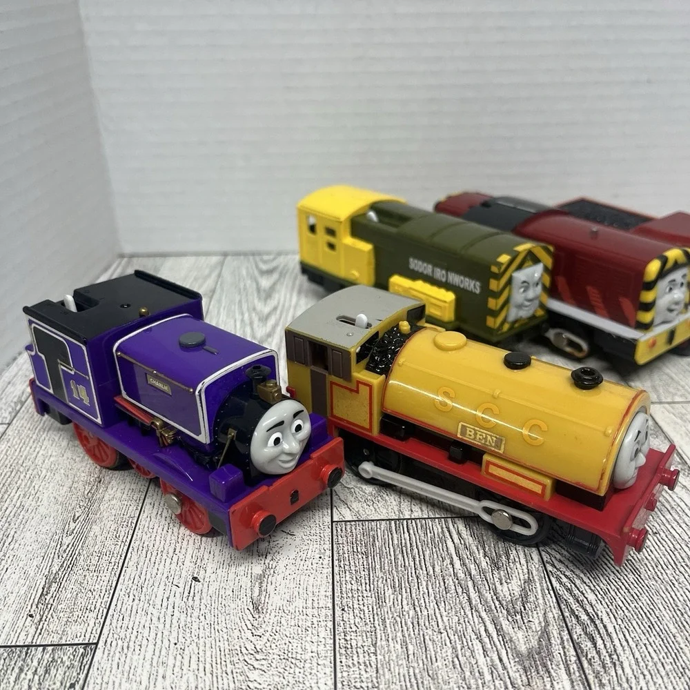 Thomas TrackMaster 5 Train Engine Lot SALTY BEN CHARLIE ELIZABETH BERT Parts